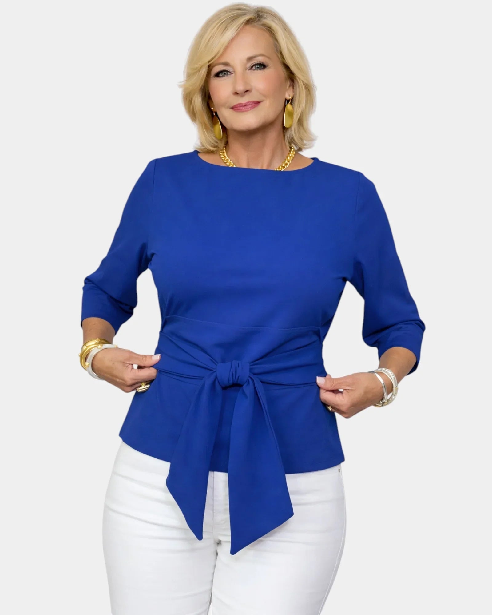 Souad | Top with Elegant Bow
