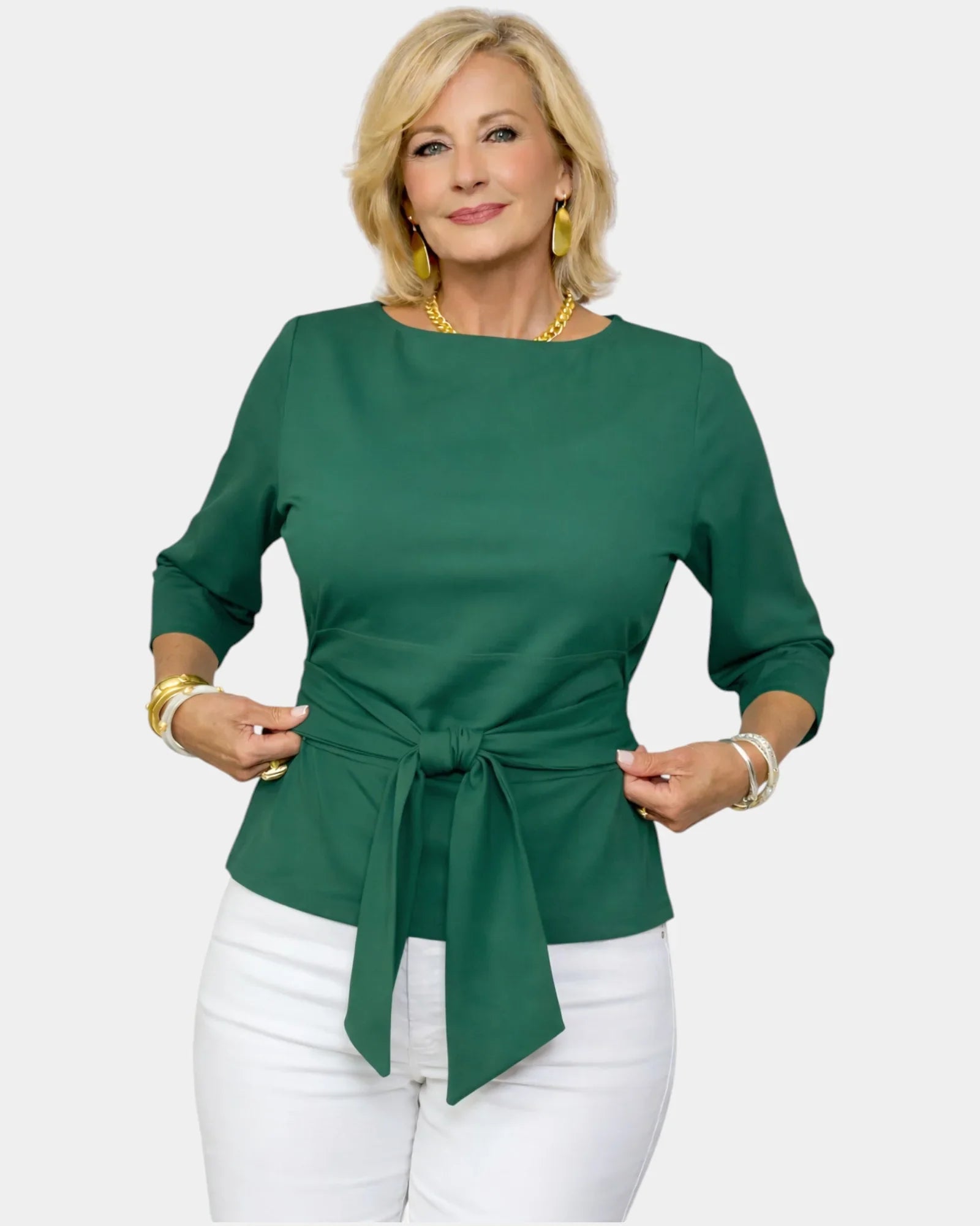 Souad | Top with Elegant Bow