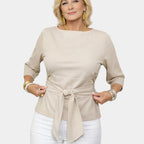 Souad | Top with Elegant Bow