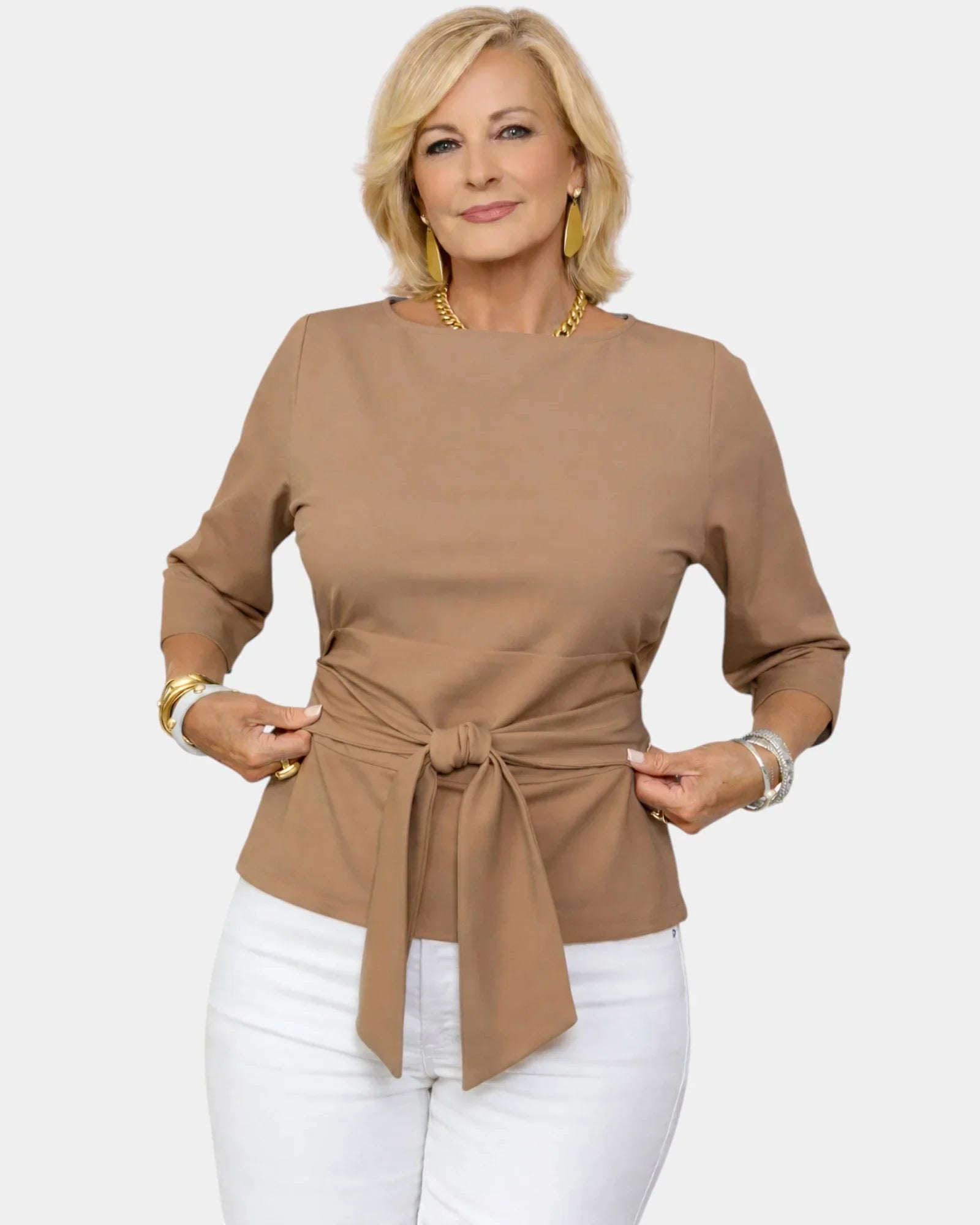 Souad | Top with Elegant Bow