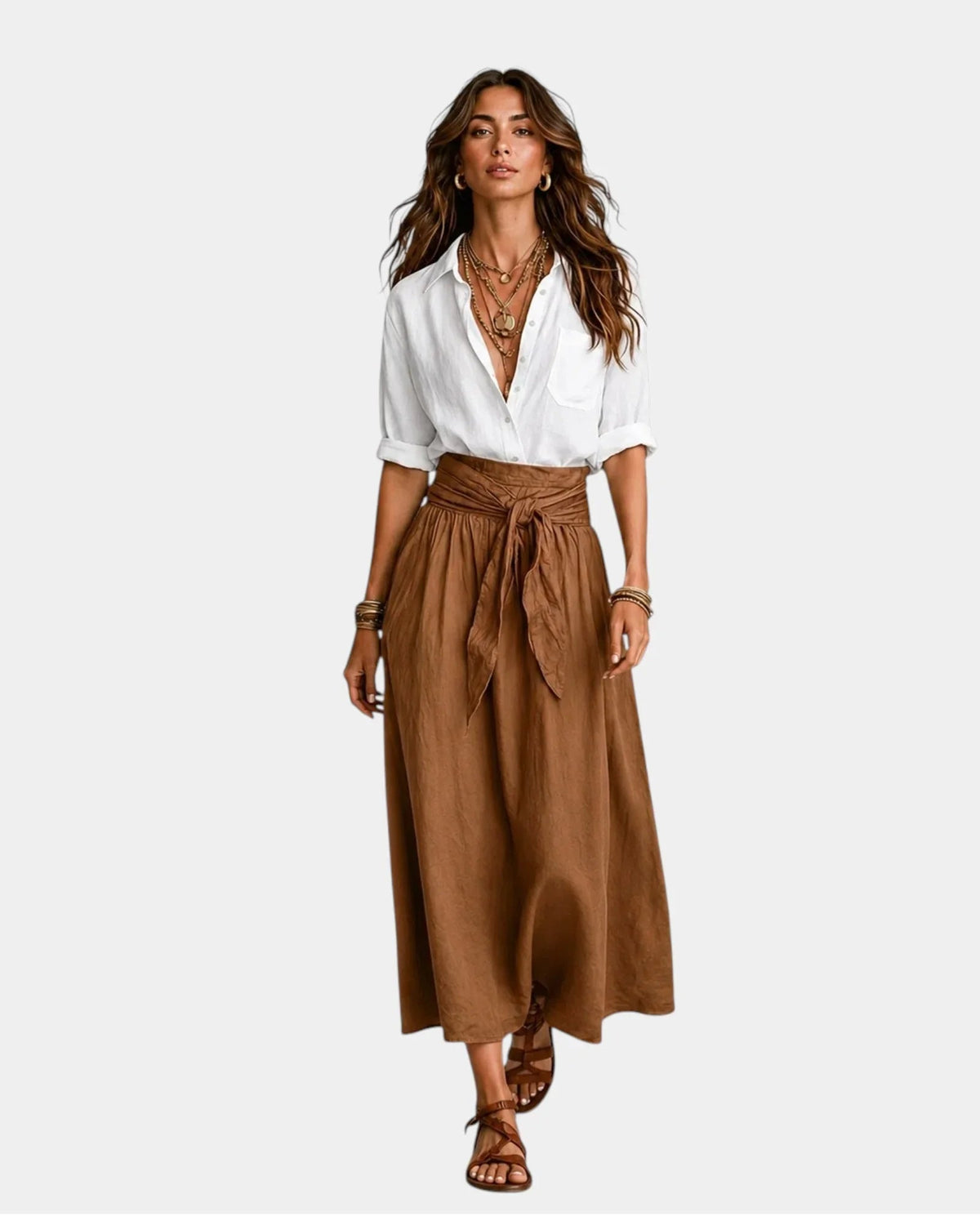 Danika | Midi Skirt + Free Shirt