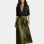 Dione | Midi skirt + free black shirt
