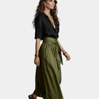 Dione | Midi skirt + free black shirt