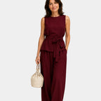 Iseultine | Two-piece set with sleeveless top and trousers