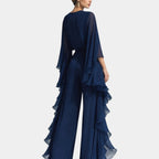Véronique | Elegant Chiffon Ruffled Set