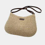 Fabiola | Straw-effect shoulder bag