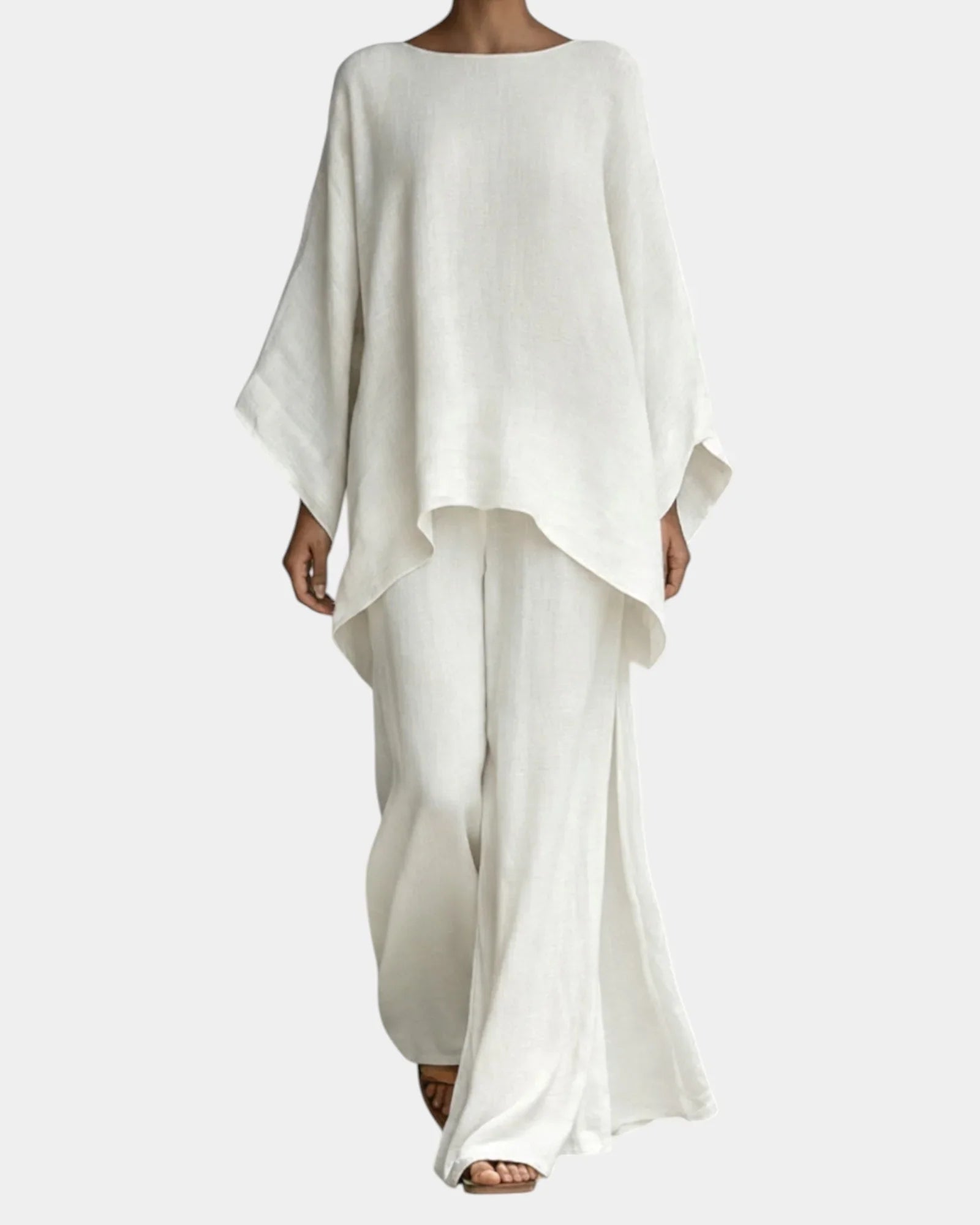 Mavie | Flowy Trousers and Blouse Set