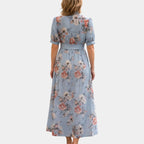 Rosette | Floral V-Neck Maxi Dress