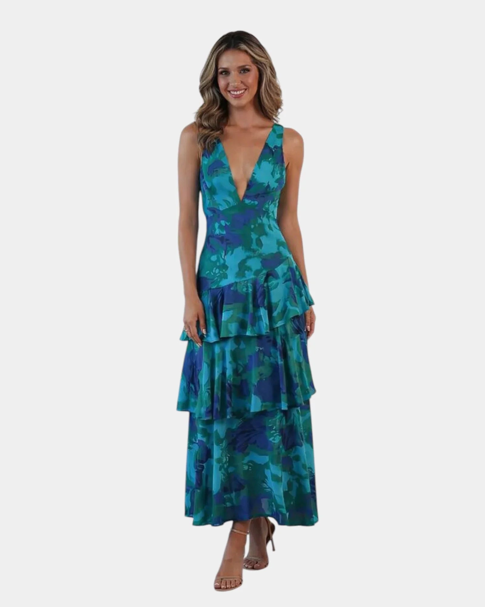 Isa | Elegant Floral Maxi Dress