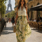 Annette | Elegant Flowing Floral Print Set