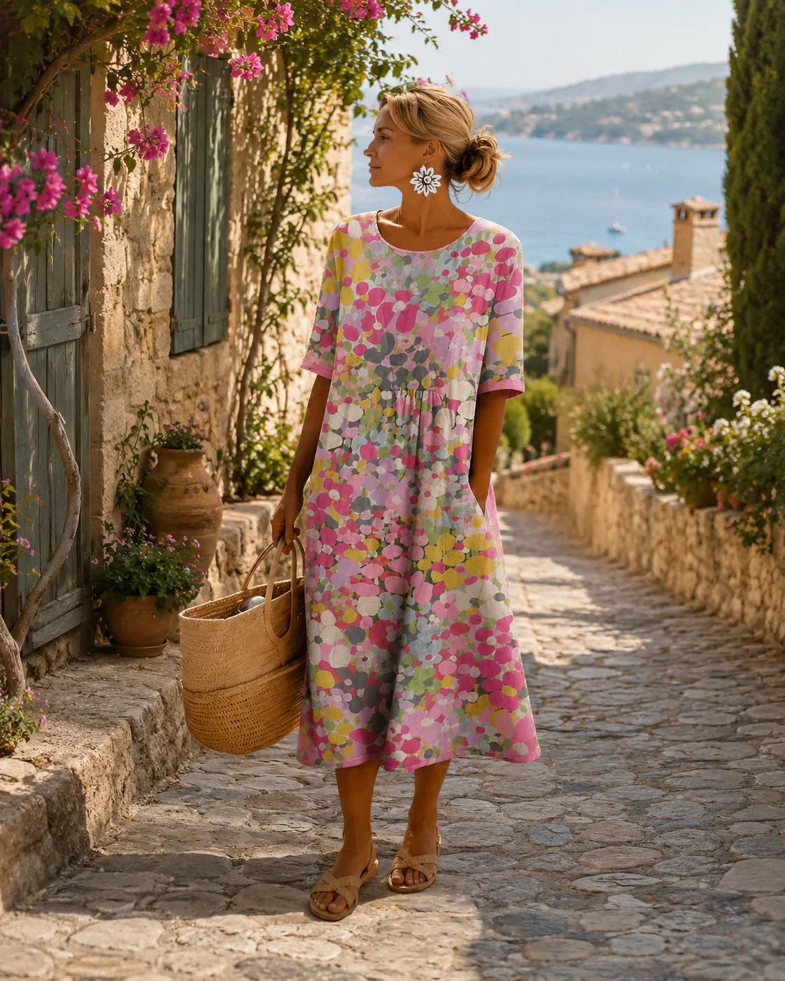Liséa | Floral Midi Dress