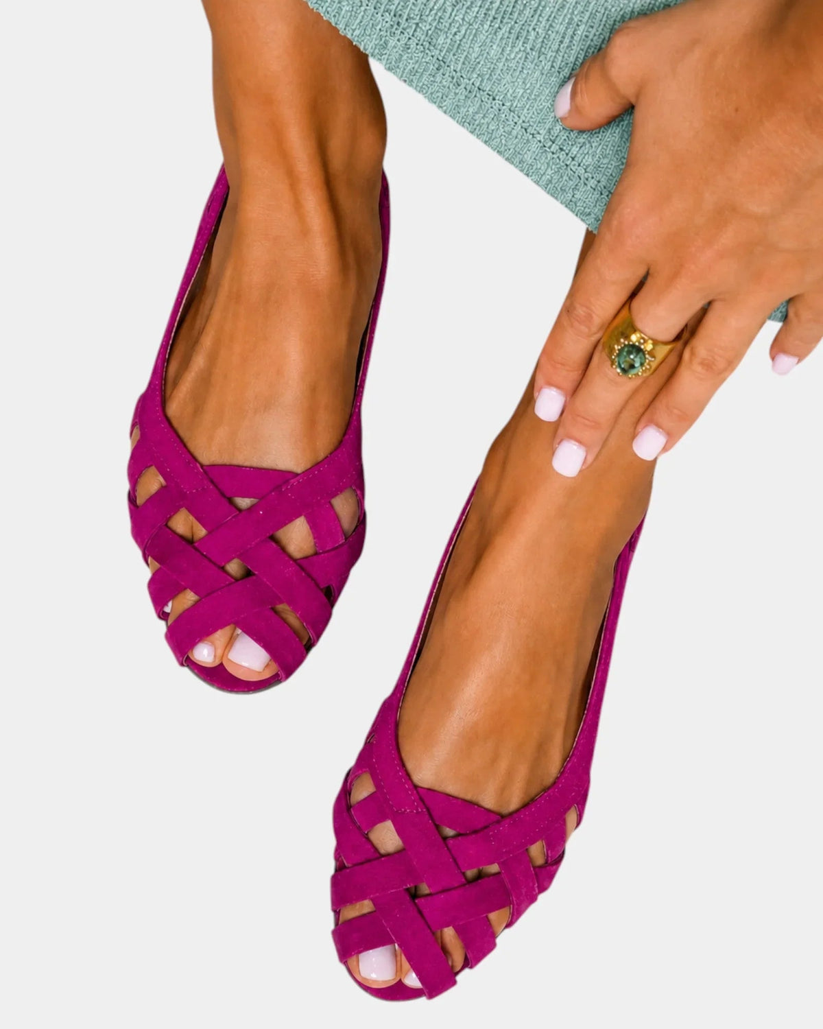 Fadwa | Braided Flat Sandals