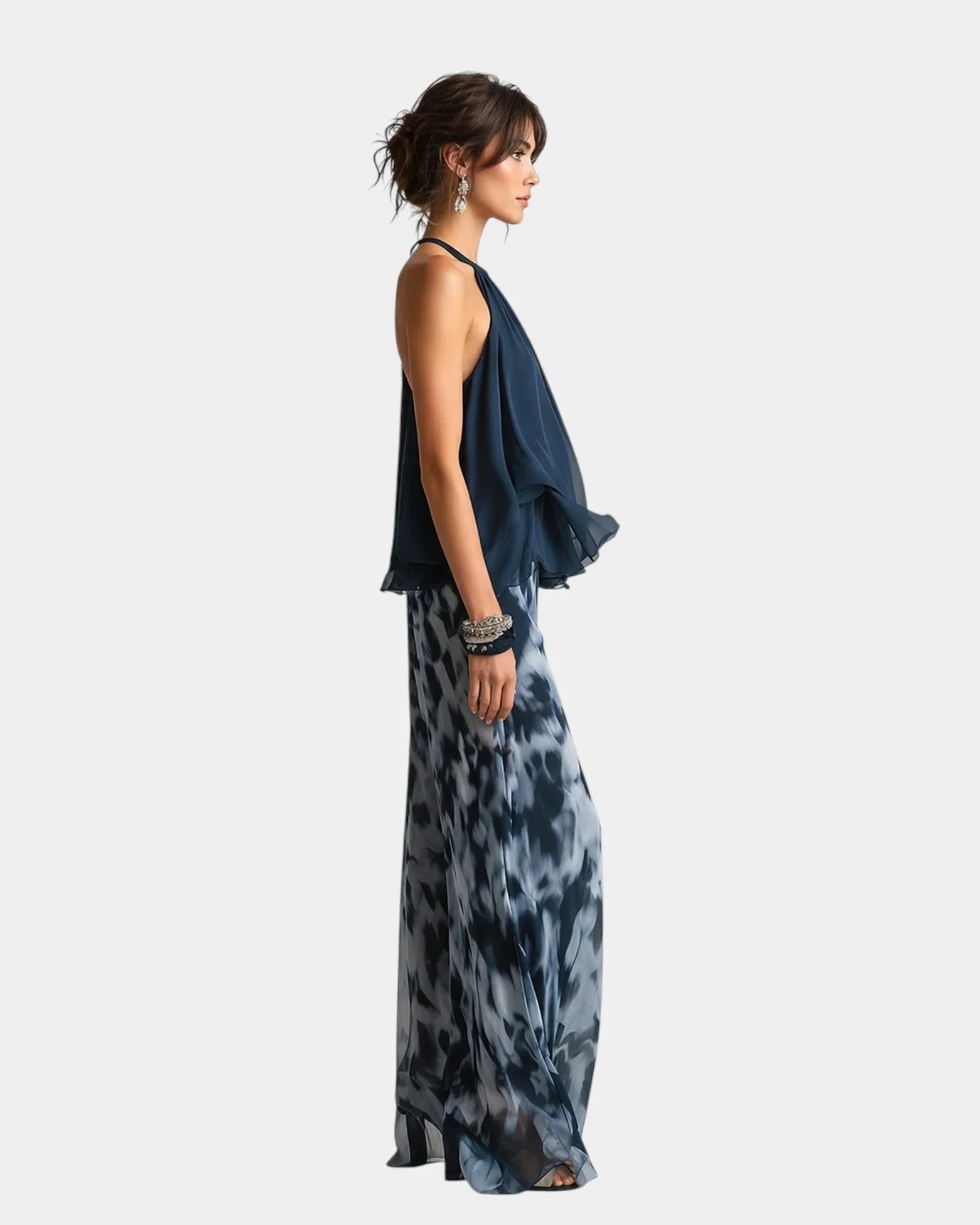 Magali | Elegant Set with Trousers and Blouse