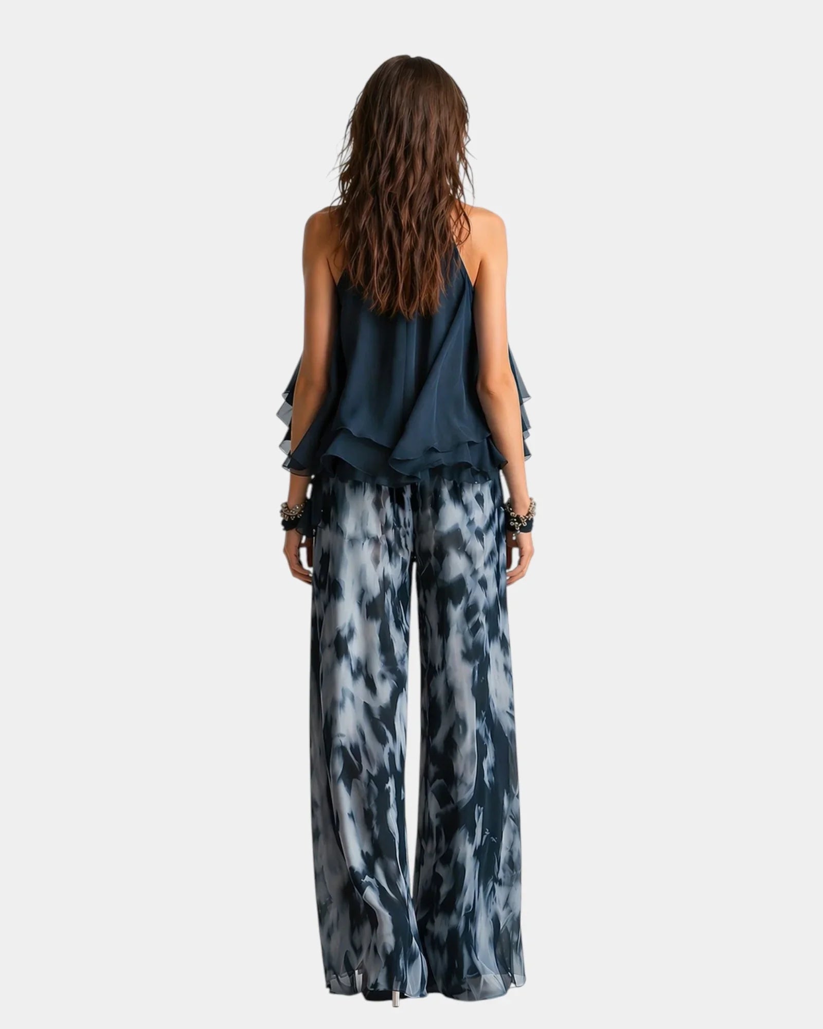 Magali | Elegant Set with Trousers and Blouse