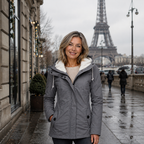 Maréline | Veste de pluie imperméable avec capuche pour femmes