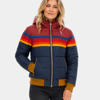 Liorisse | Veste puffer rétro à rayures
