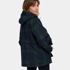 Galysse | Veste oversize à capuche à carreaux