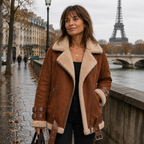 Estélya | Manteau premium en imitation peau de mouton