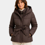 Amélyne | Veste d'hiver matelassée à capuche