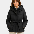 Amélyne | Veste d'hiver matelassée à capuche
