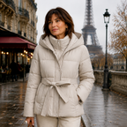 Amélyne | Veste d'hiver matelassée à capuche