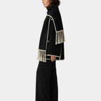 Livéanne | Veste cintrée avec écharpe assortie