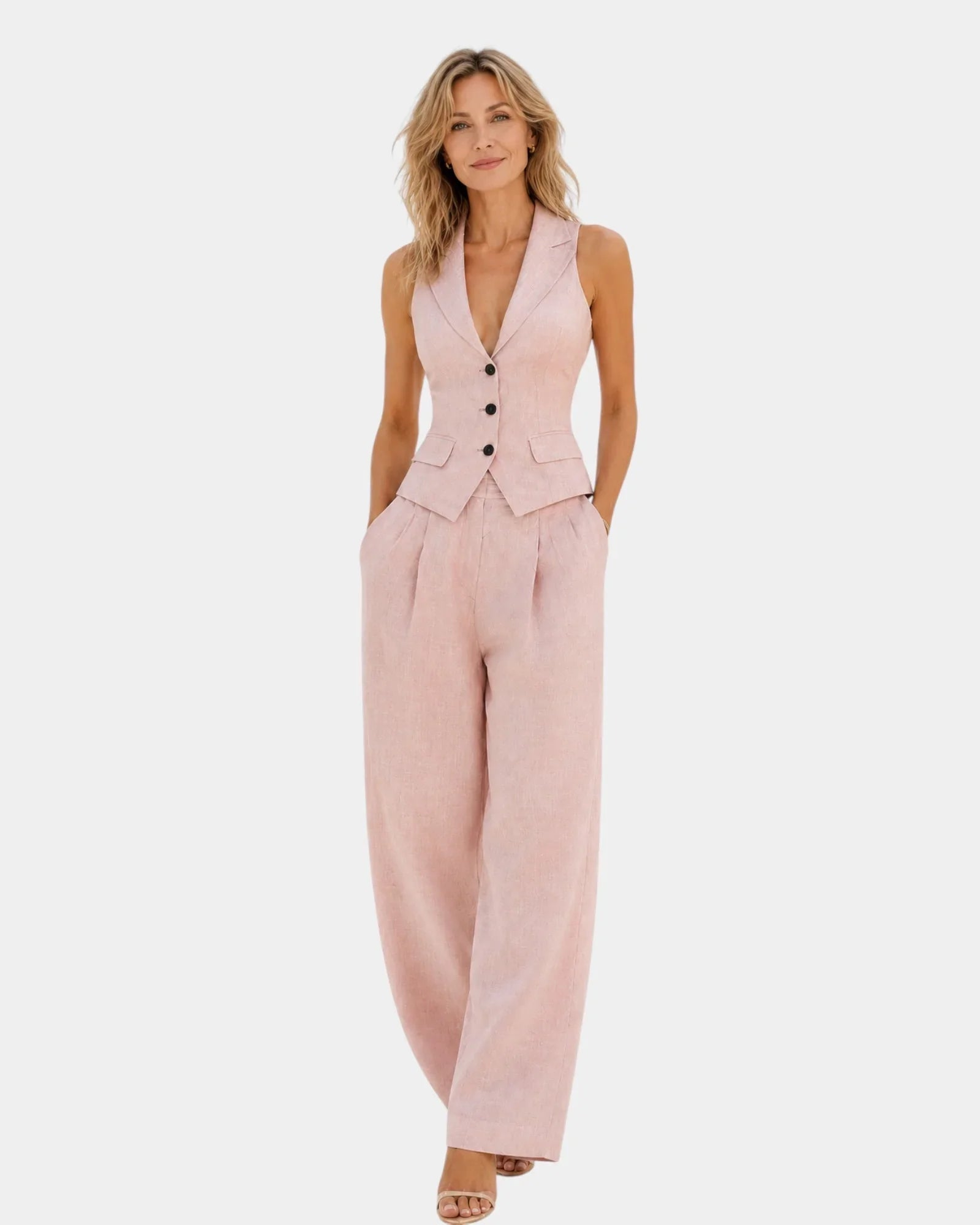 Clarine | Trousers and cardigan set