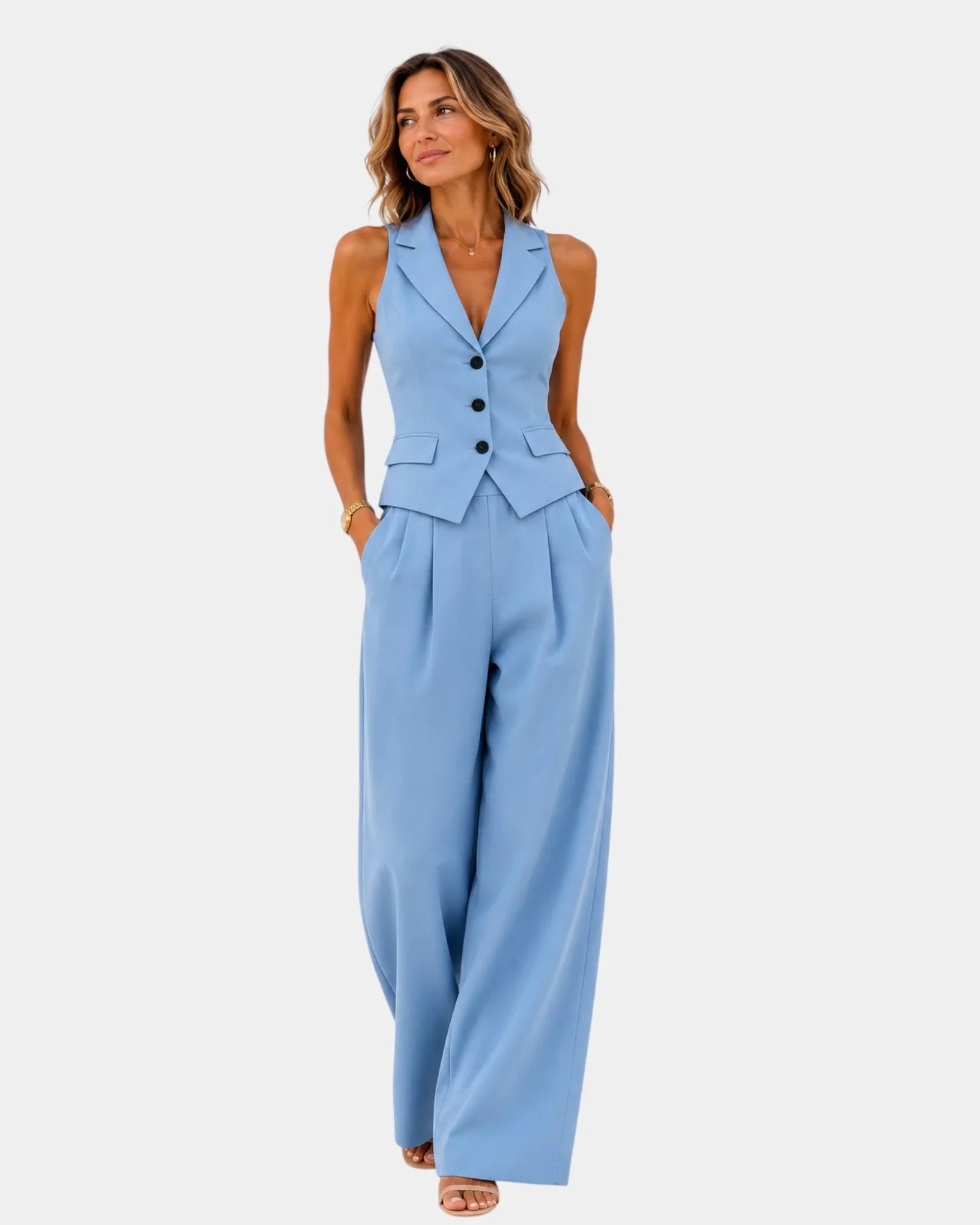 Clarine | Trousers and cardigan set