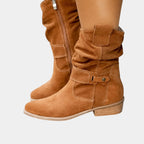 Alissane | Bottes en daim pour femmes à hauteur de genou