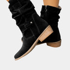 Alissane | Bottes en daim pour femmes à hauteur de genou
