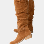 Alissane | Bottes en daim pour femmes à hauteur de genou