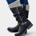 Zorélia | Bottes montantes avec semelles en caoutchouc antidérapantes
