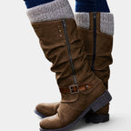 Zorélia | Bottes montantes avec semelles en caoutchouc antidérapantes