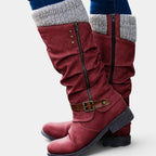Zorélia | Bottes montantes avec semelles en caoutchouc antidérapantes