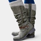 Zorélia | Bottes montantes avec semelles en caoutchouc antidérapantes