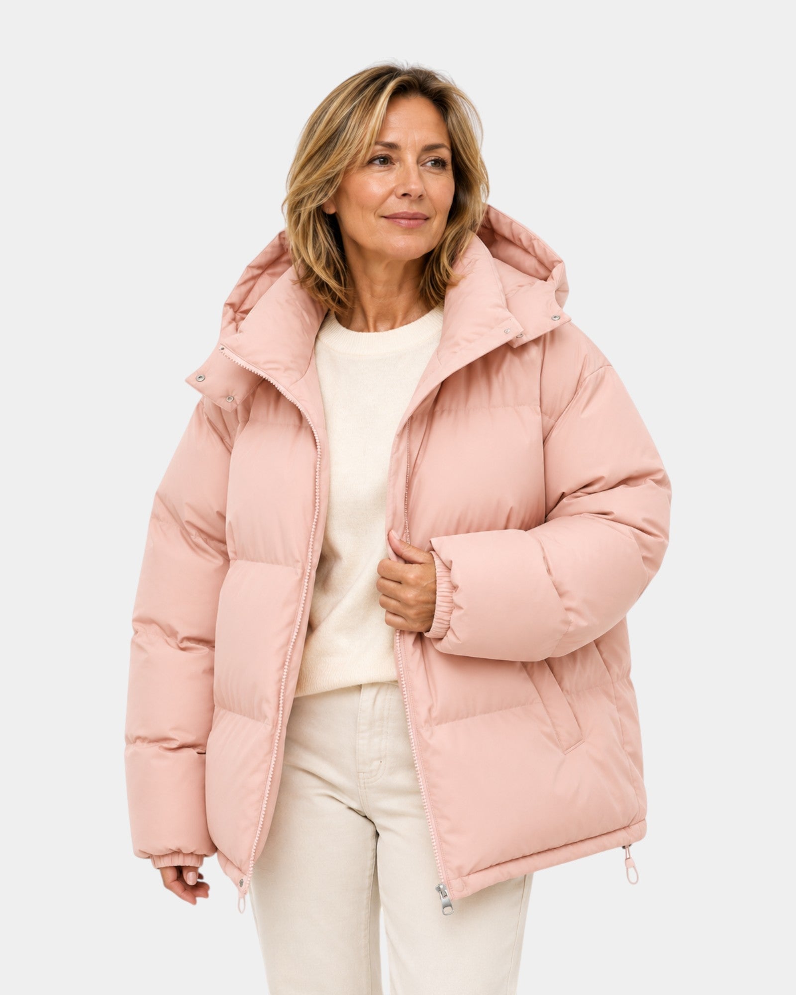 Louviane | Manteau d’hiver matelassé à capuche