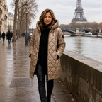 Naélys| Manteau d’hiver matelassé à capuche