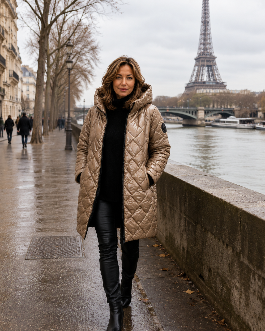 Naélys| Manteau d’hiver matelassé à capuche