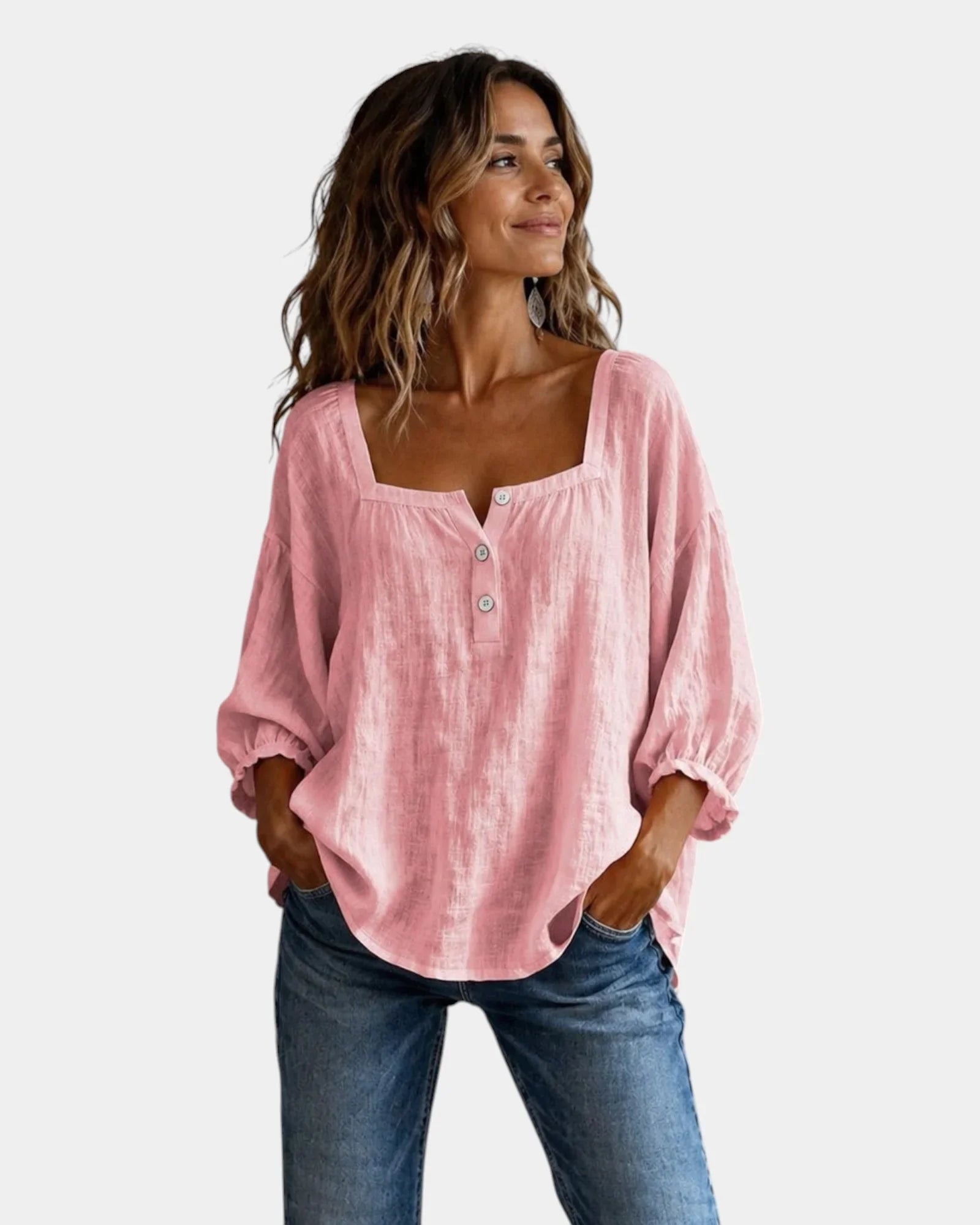 Mounia | Lightweight Long-Sleeve Blouse