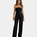 Eda | Set with top and wide-leg trousers