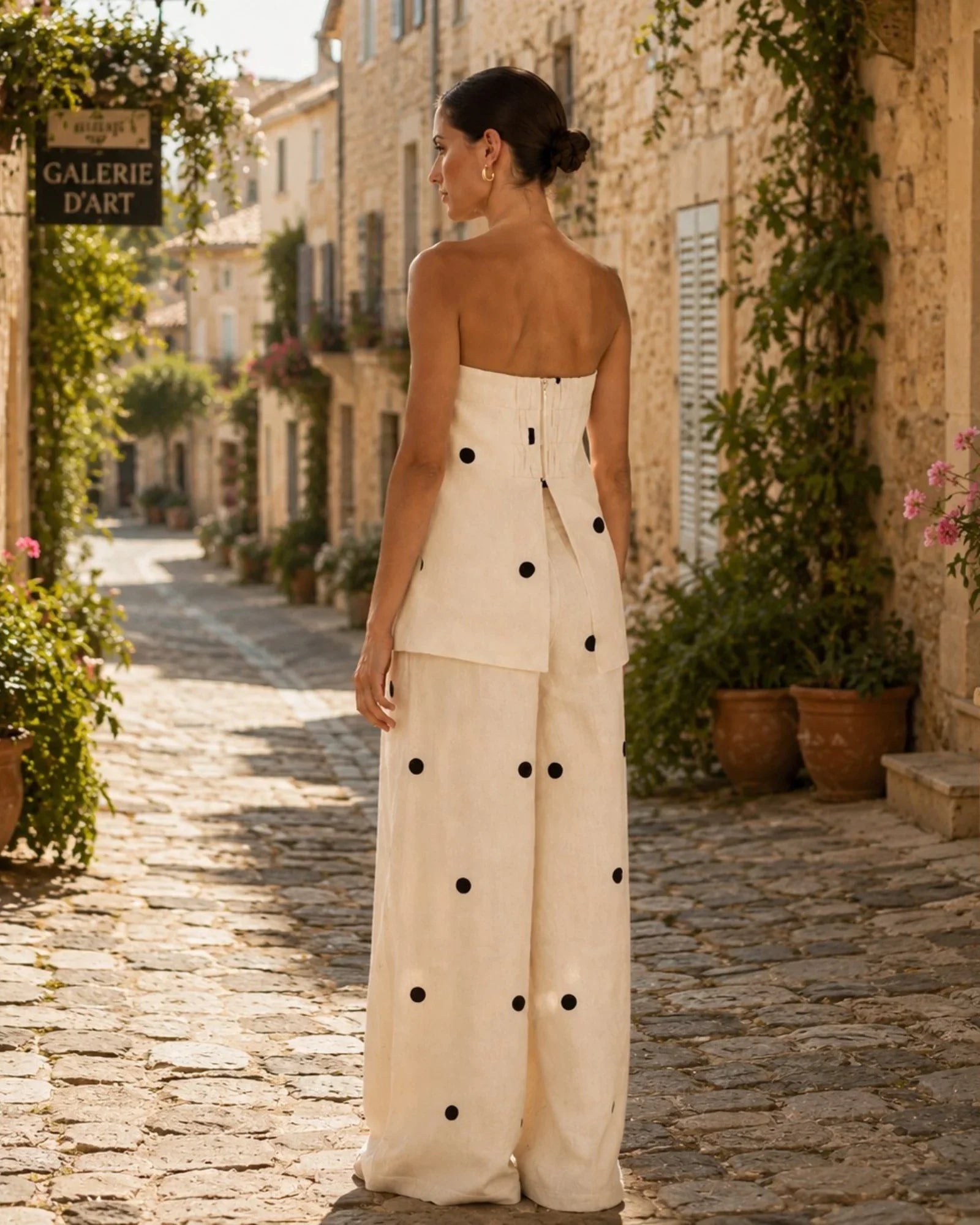 Djamila | Mediterranean Polka Dot Set