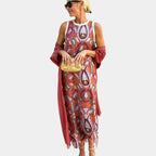 Lynette | Dress and Light Cardigan Set