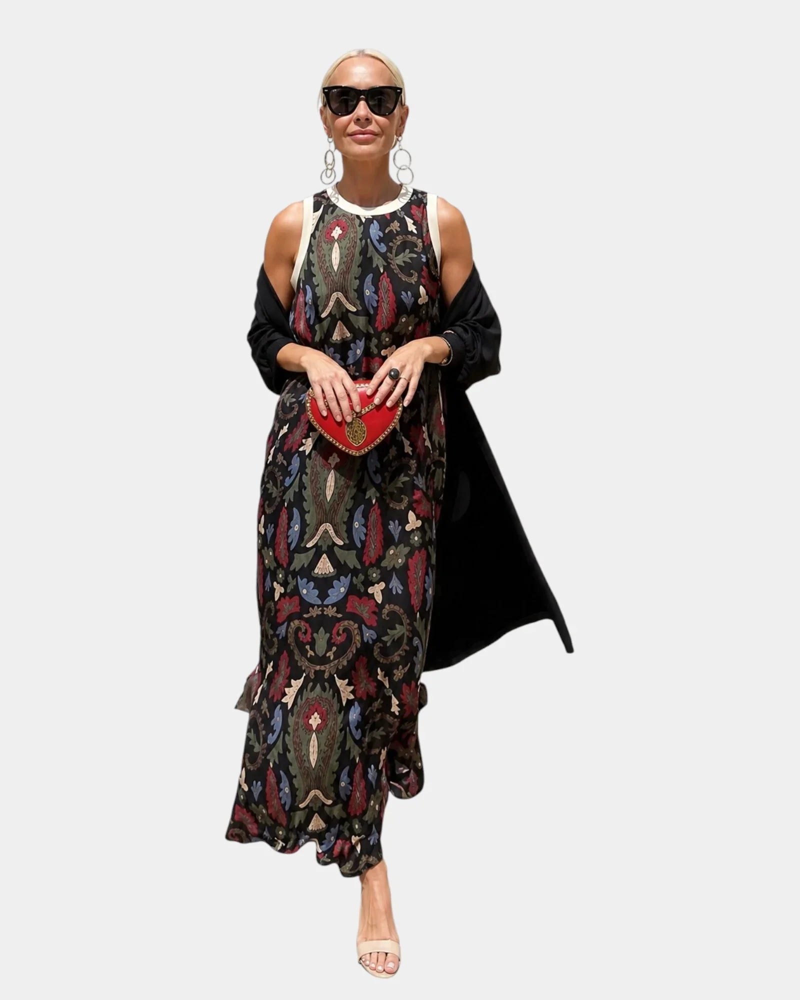 Lynette | Dress and Light Cardigan Set