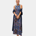 Lynette | Dress and Light Cardigan Set