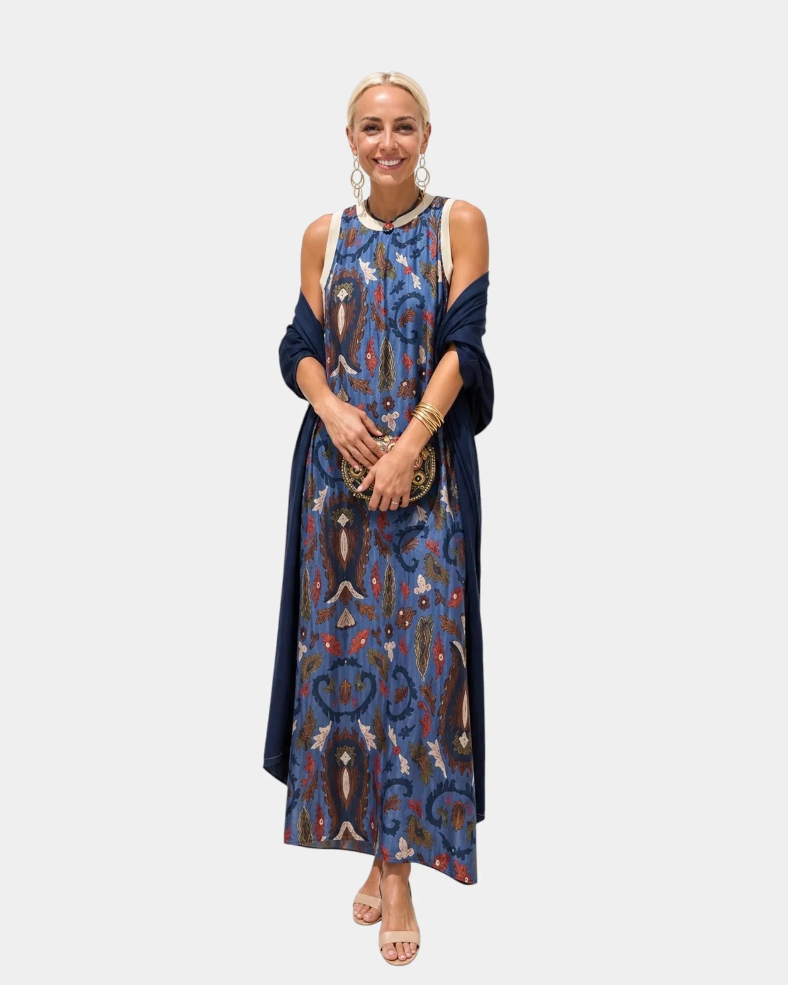 Lynette | Dress and Light Cardigan Set