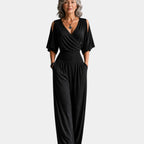 Reine | Elegant Off-the-Shoulder Jumpsuit