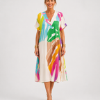 Audomare | Lightweight V-neck dress