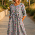 Lily | Midi Dress - Effortless Comfort