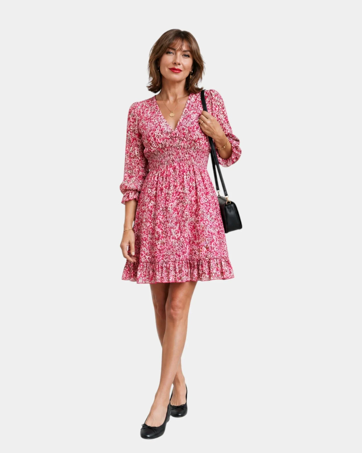 Adraste | Elegant Floral Dress