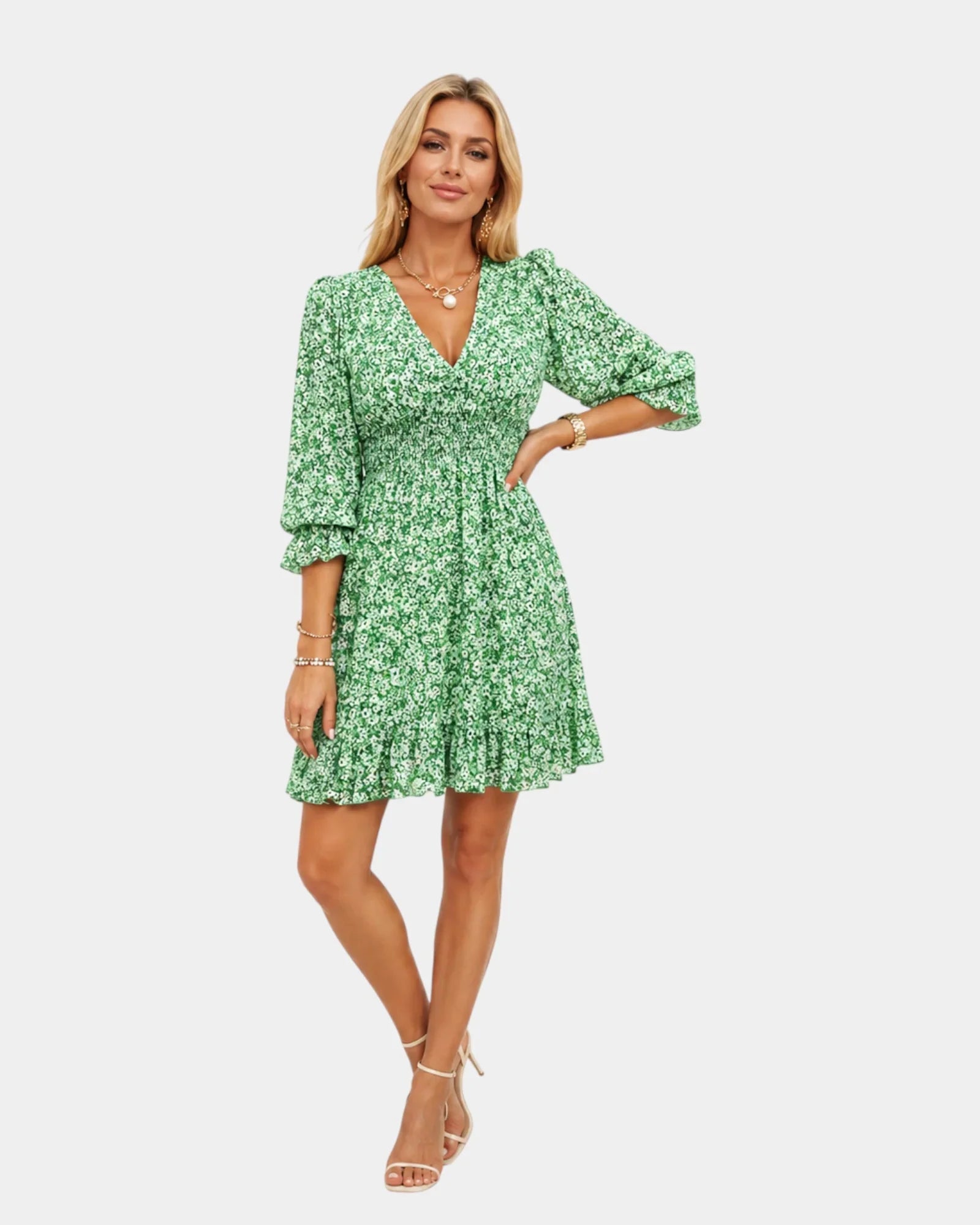 Adraste | Elegant Floral Dress